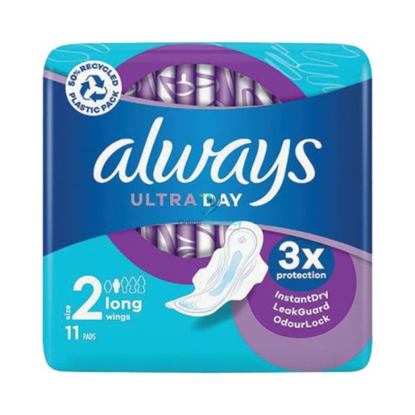 Always Ultra Day Long (With Wings) - 11 Pack Towels & Liners