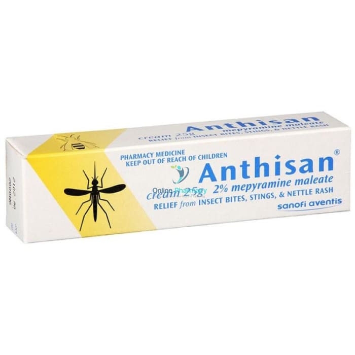 Anthisan Antihistamine Cream - 25g - OnlinePharmacy