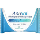 Anusol Soothing & Cleansing Wipes - 30 Pack
