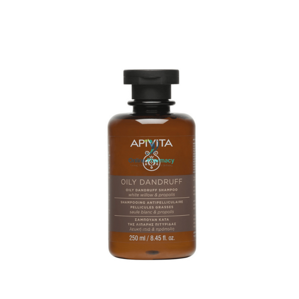 Apivita Oily Dandruff Shampoo, White Willow & Propolis 25ml
