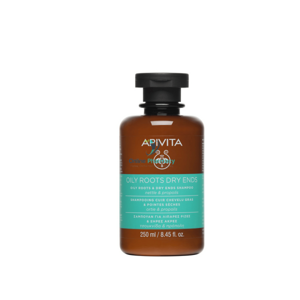 Apivita-Shampoo Oily Roots & Dry Ends( With Nettle & Propolis) 25ml
