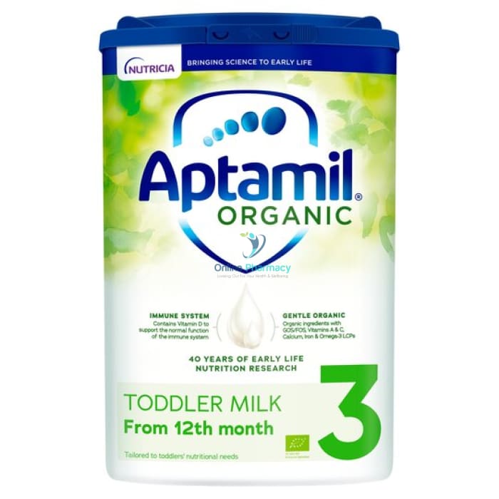 Aptamil Organic 3 Toddler Milk - 800g - OnlinePharmacy