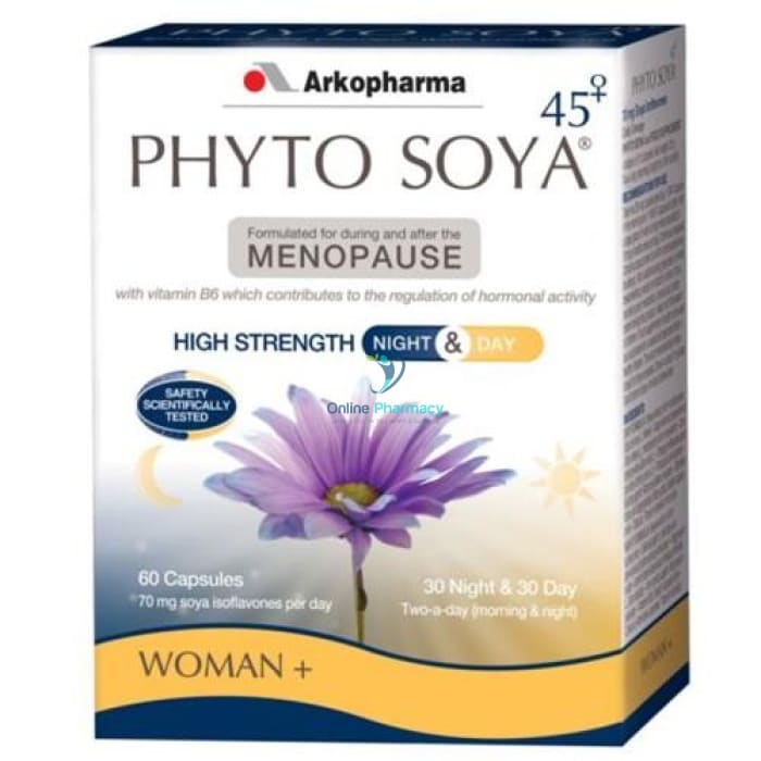 Arkopharma Phyto Soya Day & Night - 60 Capsules - OnlinePharmacy