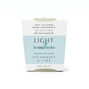 Aroma Works Light Range Spearmint & Lime Candle 10Cl Small