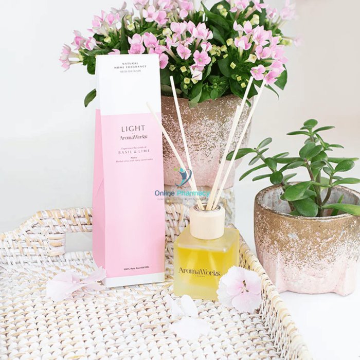 Aromaworks Basil & Lime Reed Diffuser