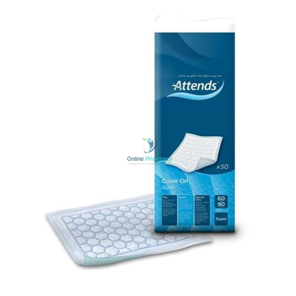 Attends Cover-Dri Super Protection Underpad Super 60x90cm - 50 Pack - OnlinePharmacy