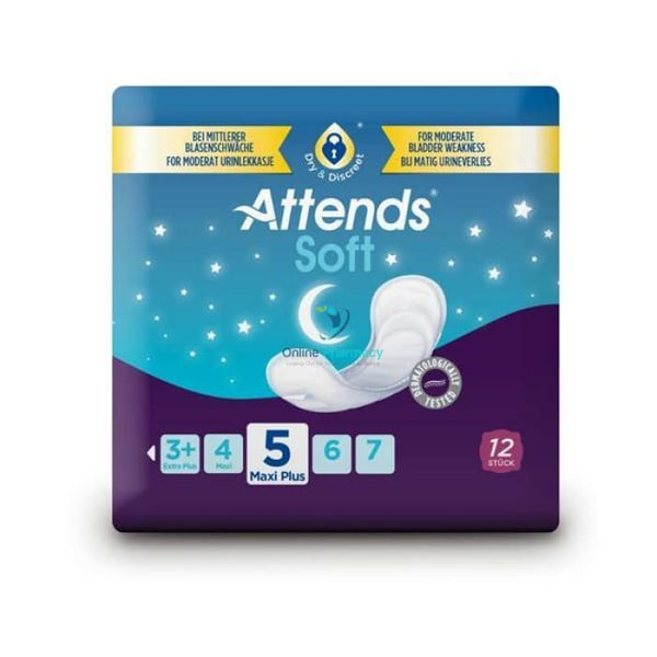 Attends Soft Pads 5 Maxi Plus - 12 Pack - OnlinePharmacy