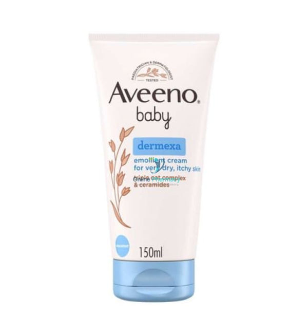 Aveeno Baby Dermexa Moisturizing Cream - 150Ml Dry Skin Eczema & Psoriasis