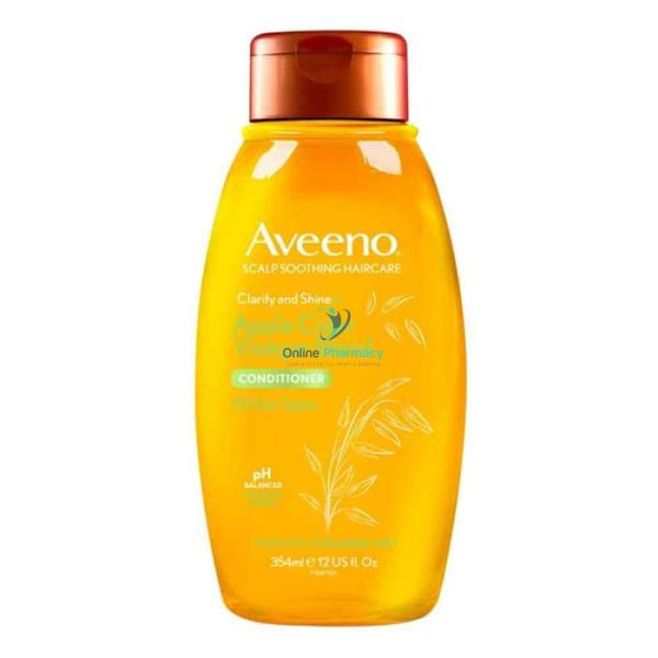 Aveeno Clarify and Shine Apple Cider Vinegar Conditioner - 354ml bottle - OnlinePharmacy