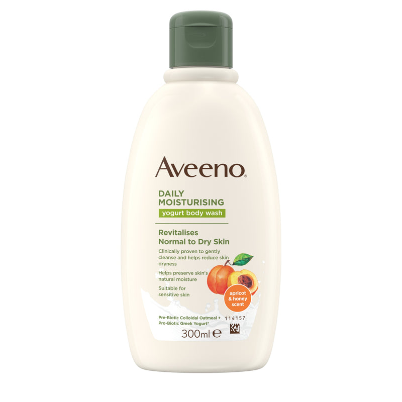 Aveeno Apricot & Honey Yoghurt Body Wash - 300ml