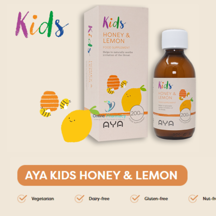 AYA Kids Honey & Lemon - 200ml
