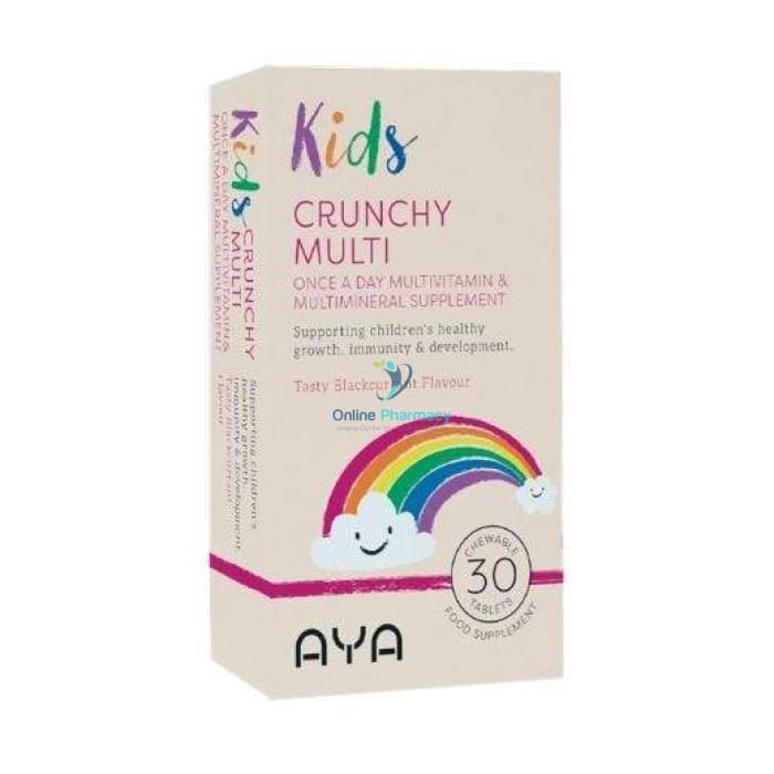 AYA Kids Multi Crunchy - 30 Tabs - OnlinePharmacy