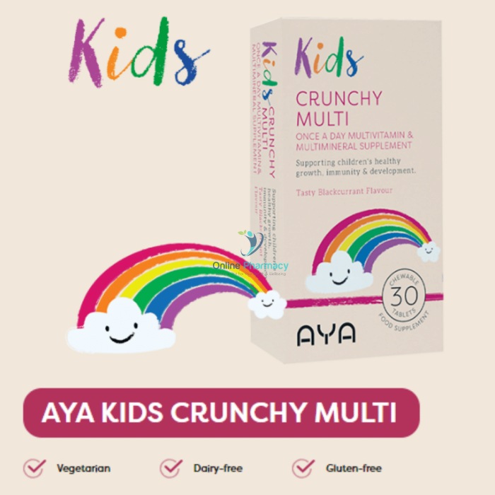AYA Kids Multi Crunchy - 30 Tabs