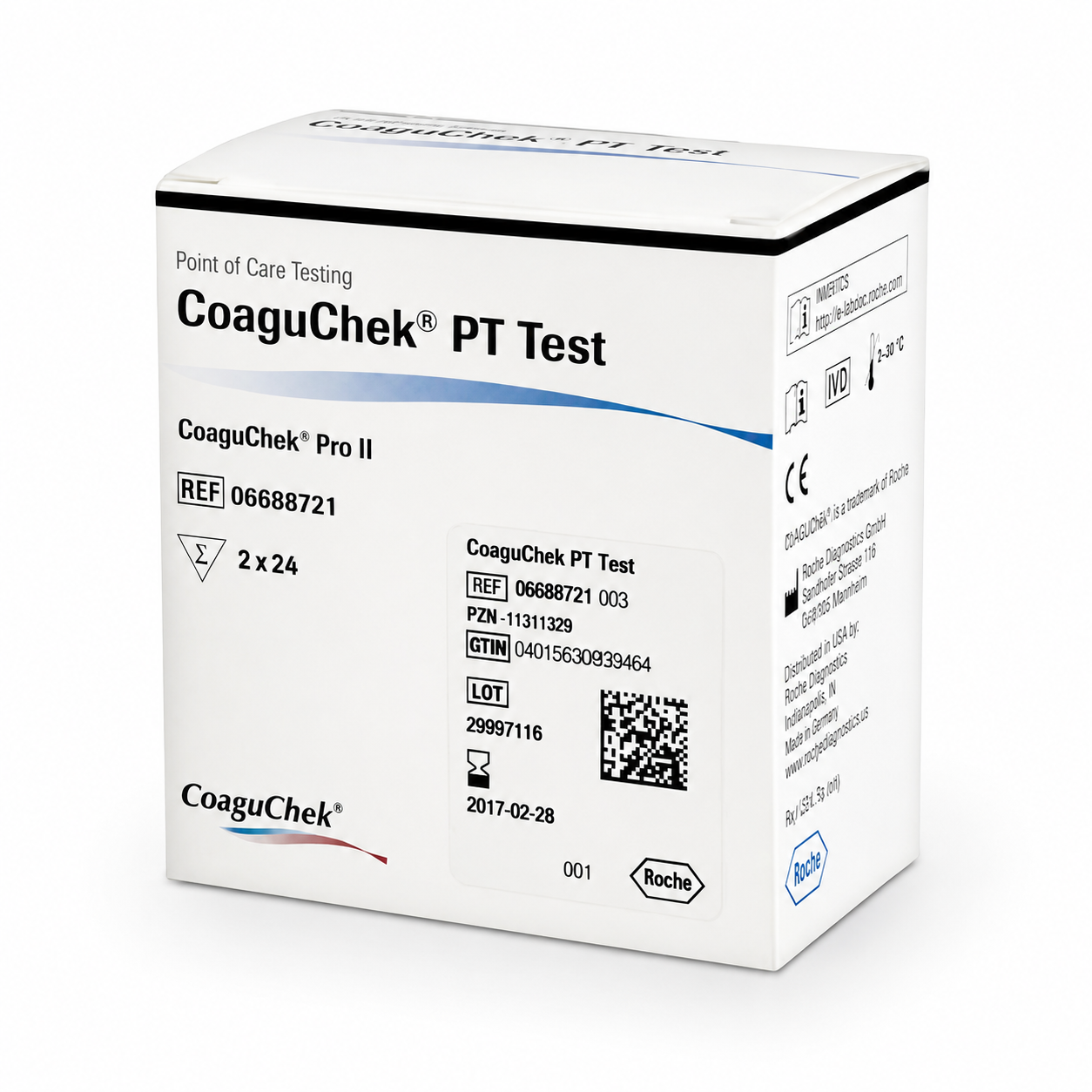 Coaguchek PT Test Strips - 48 Pack
