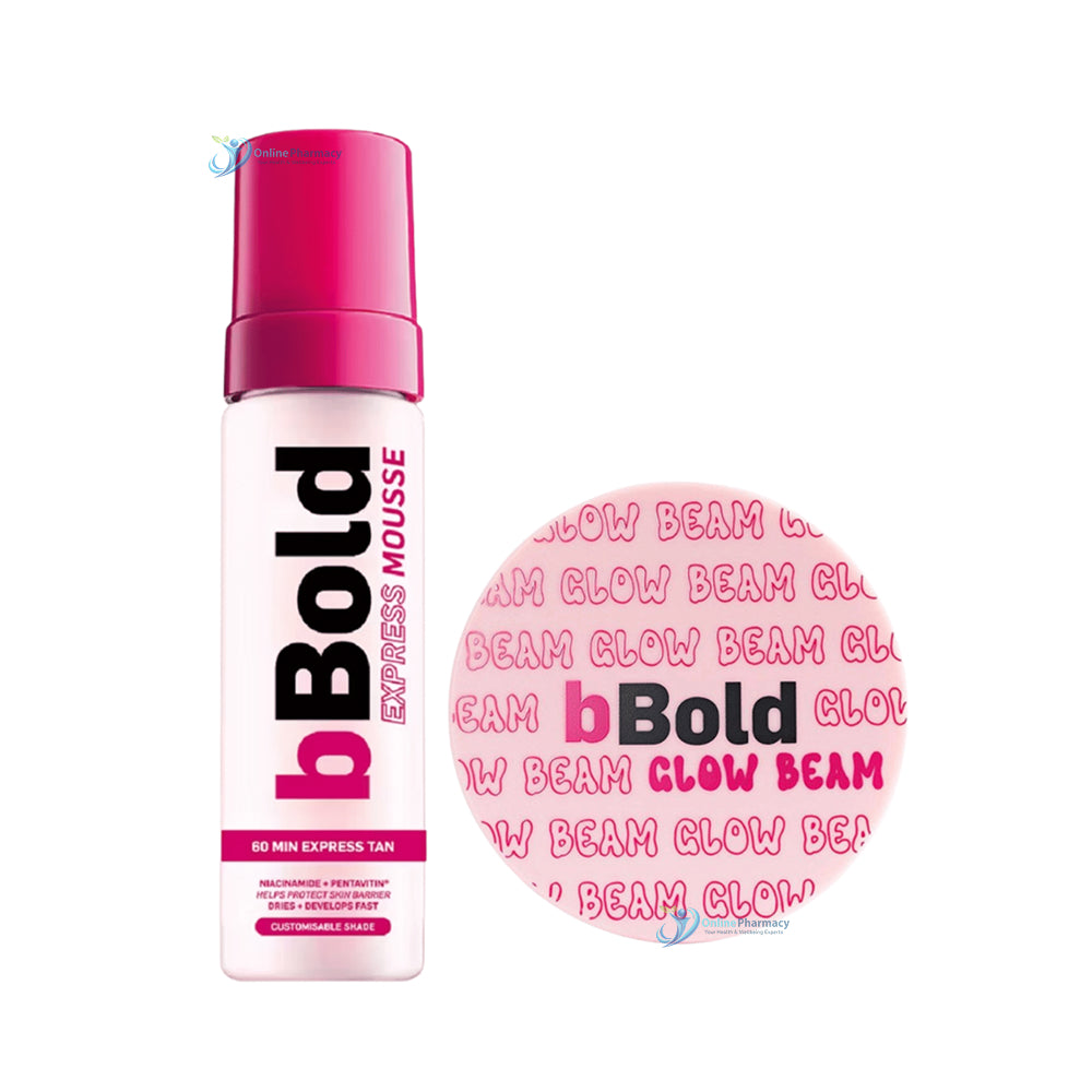 bBold Express Tanning Mousse & Glow Beam Illuminating Bronzer Bundle