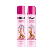 bBold Instant Airbrush Medium Tan - 75ml x 2 Pack