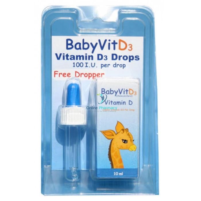 BabyVit D3 Vitamin D Drops - 10.7ml - OnlinePharmacy