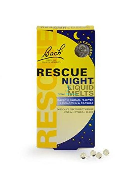 Bach Rescue Liquid Night Melts - 28 Pack - OnlinePharmacy
