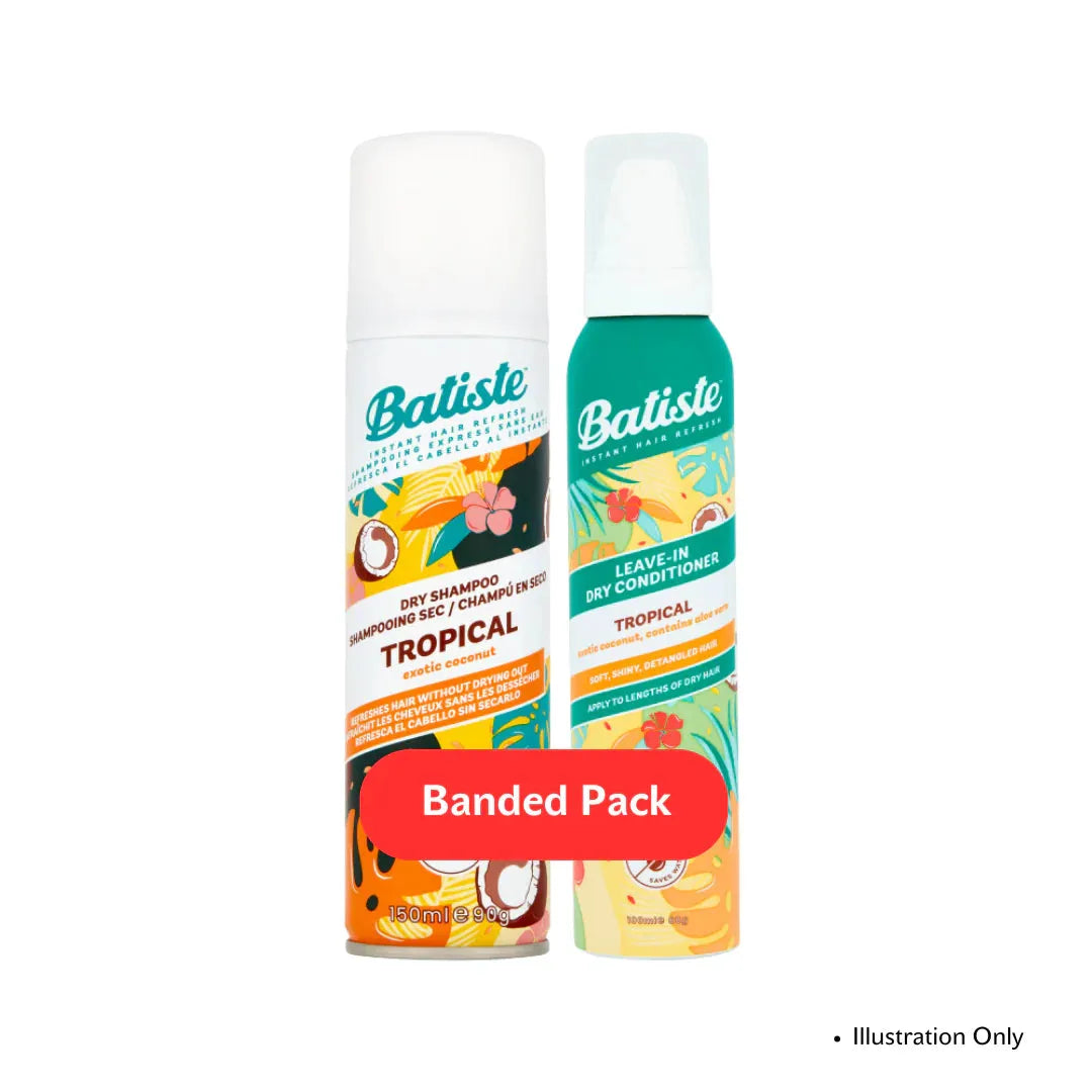 Batiste Dry Shampoo + Dry Conditioner Tropical Set