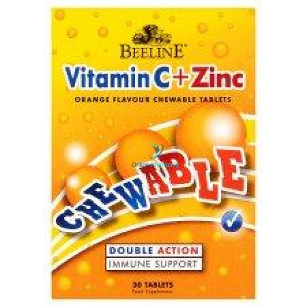 Beeline Chewable Vitamin C and Zinc - 30 Tablets - OnlinePharmacy