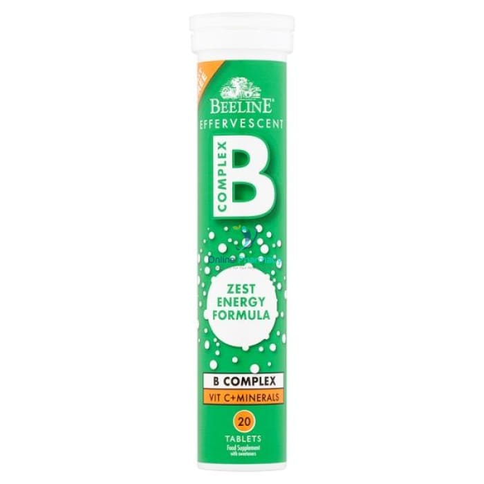 Beeline Effervescent B Complex with Zest 20's - Energy Formula - OnlinePharmacy