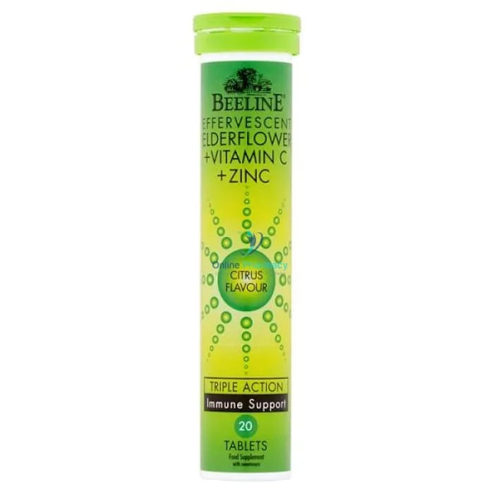 Beeline Effervescent Vitamin C, Zinc & Elderflower 20's