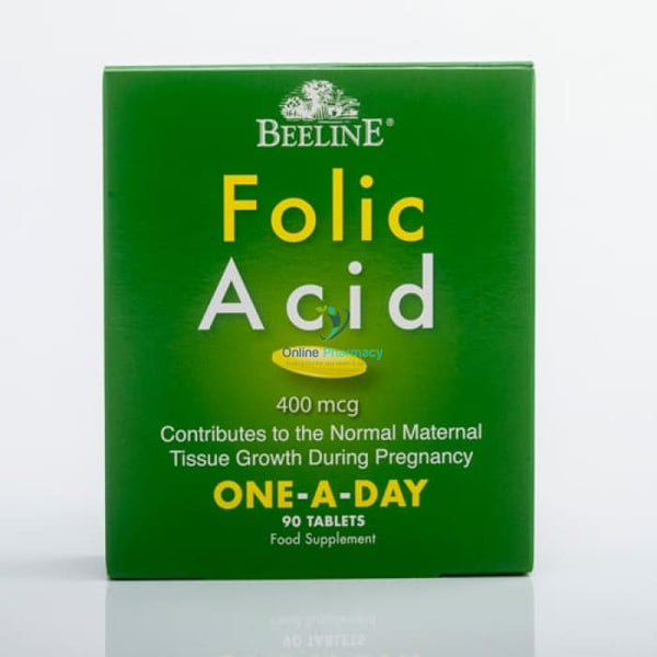 Beeline Folic Acid 400mg - 90 Tablets - OnlinePharmacy
