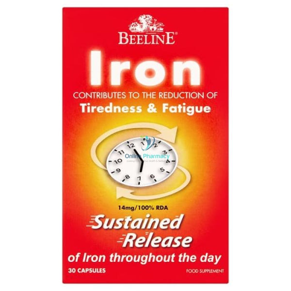 Beeline Iron Capsules 30's - Combat Fatigue - OnlinePharmacy