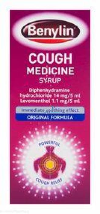 Benylin Cough Medicine Original Formula - 125ml - OnlinePharmacy