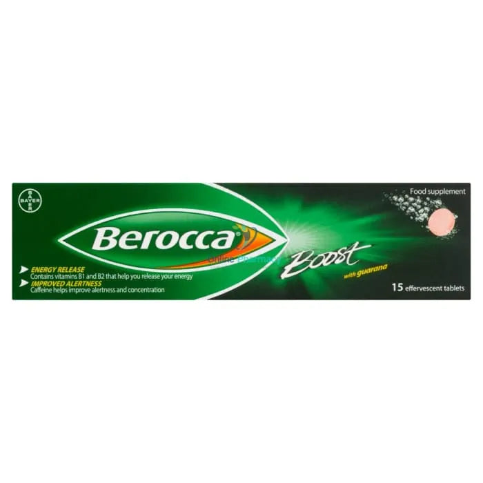Berocca Boost Vitamins with Guarana - 15 Effervescent Tablets