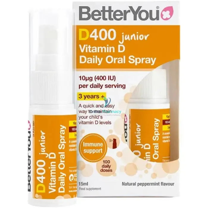 Better You D400 Junior Oral Spray - 15ml