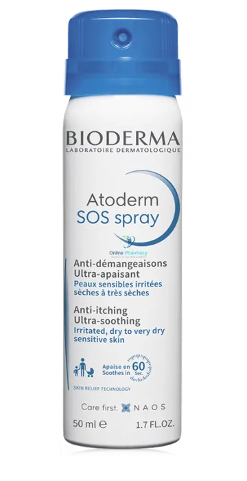 Bioderma Atoderm SOS Spray - 50ml - OnlinePharmacy
