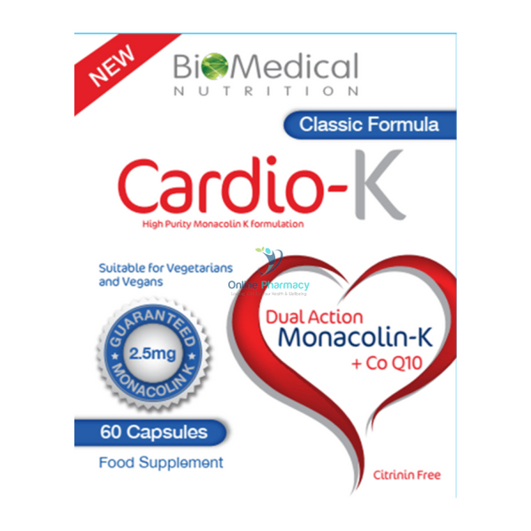 Biomedical Cardio - K Dual Action - 60 Capsules
