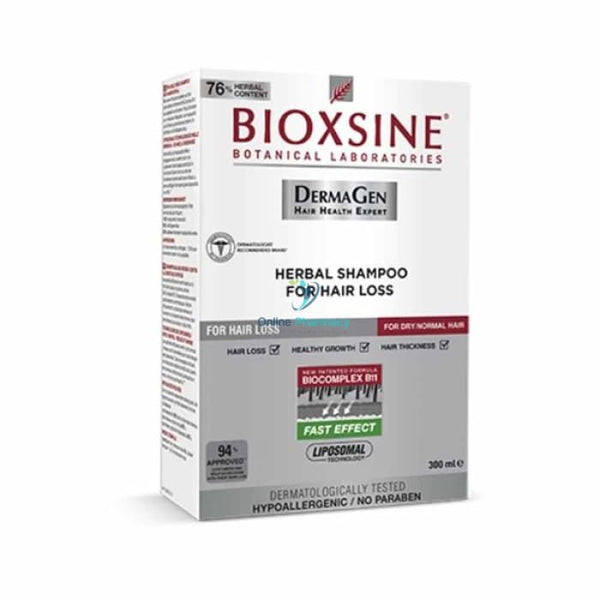 Bioxsine Hair Loss Herbal Shampoo - 300ml - OnlinePharmacy