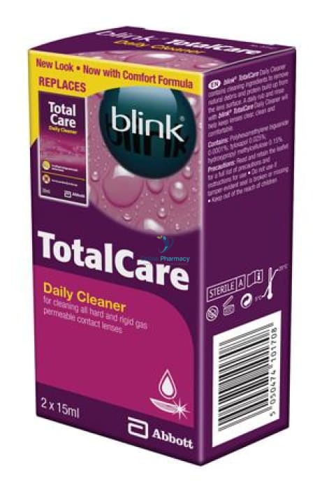 Blink Total Care Daily Eye Cleaner - 2 x 15ml - OnlinePharmacy