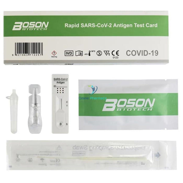 Boson Rapid SARS-CoV-2 (Covid 19) Rapid Antigen Test - 1/5 Pack - OnlinePharmacy