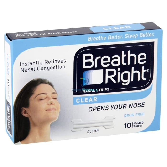 Breathe Right Nose Strips - 10 Pack - OnlinePharmacy