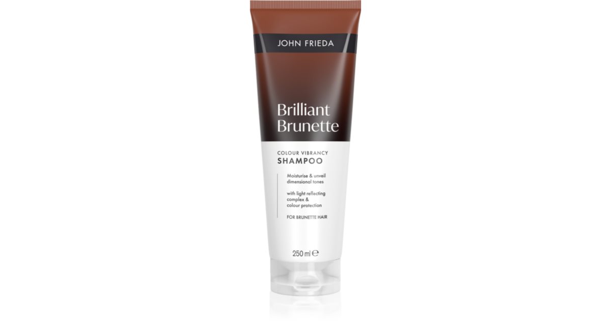 John Frieda Brilliant Brunette Colour Vibrancy Shampoo - 250ml