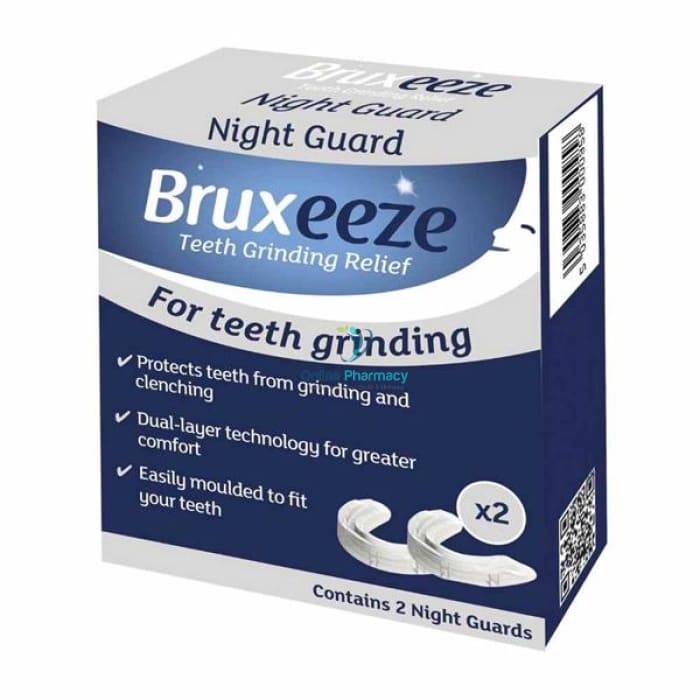 Bruxeeze Night Guard Teeth Grinding Relief - 2 Pack - OnlinePharmacy
