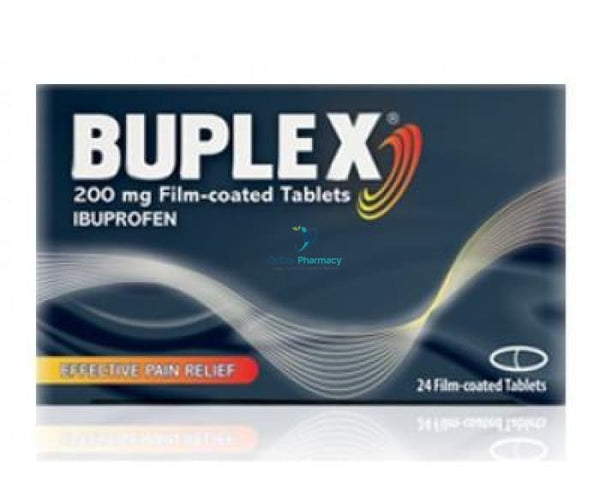 Buplex 200mg Ibuprofen Tablets - 12 Pack / 24 Pack / 50 Pack - OnlinePharmacy