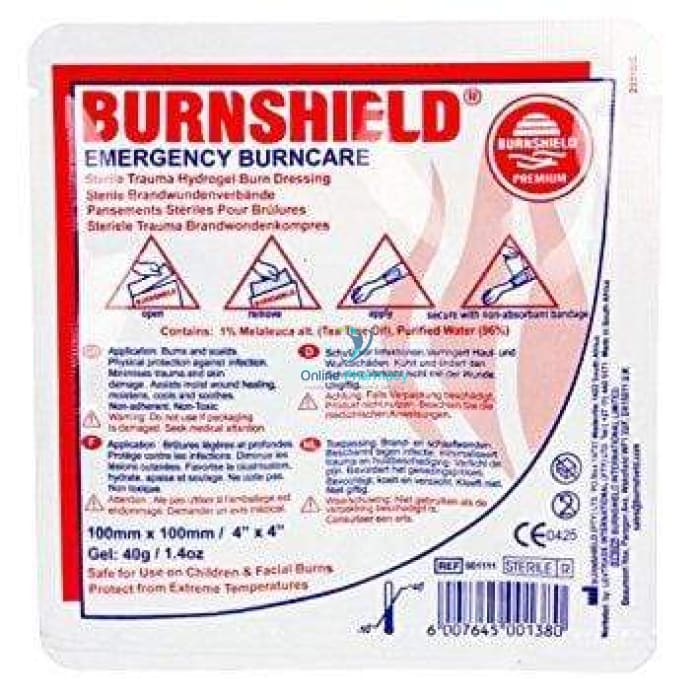 Burnshield Dressing 10cm x 10cm - OnlinePharmacy