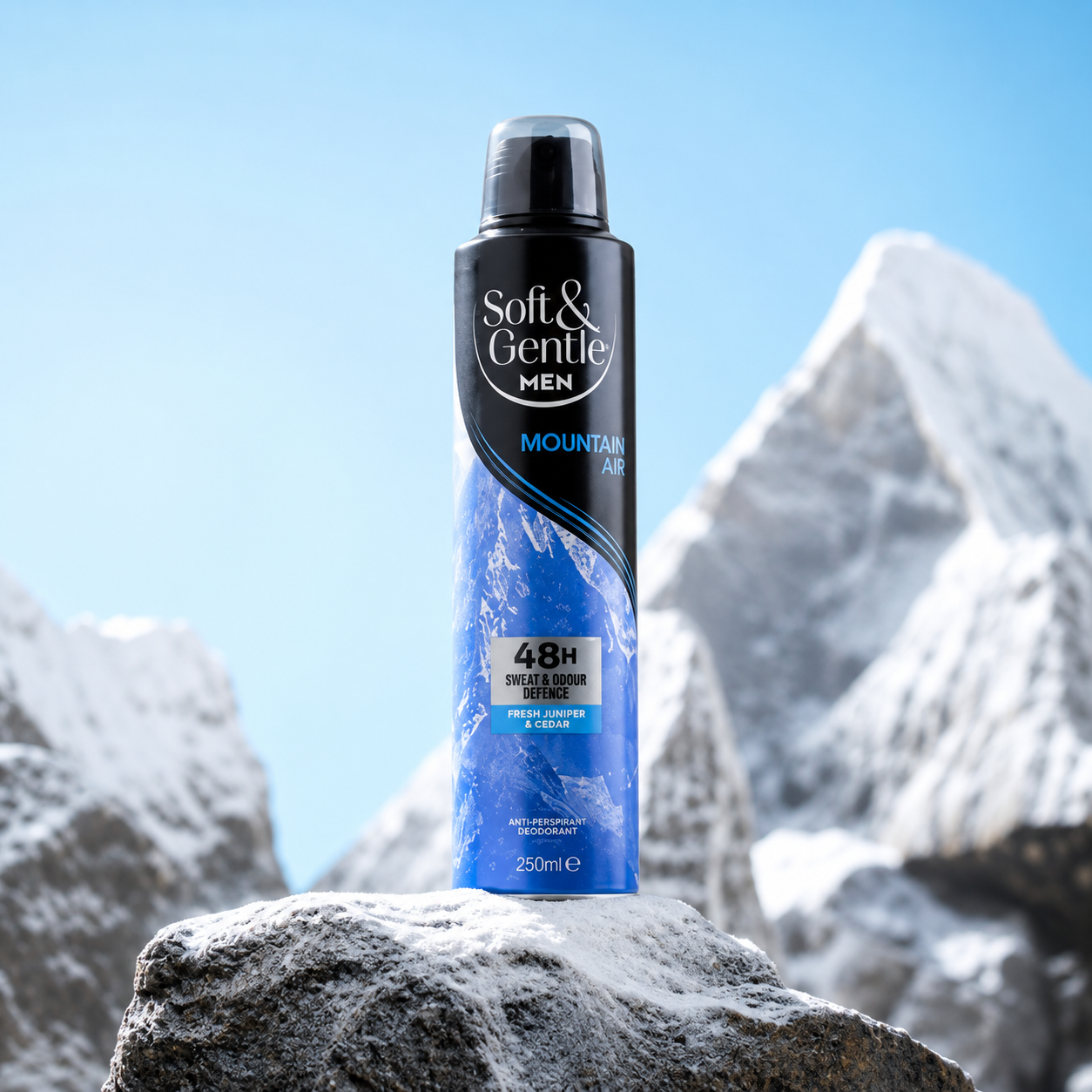Soft & Gentle Men Mountain Air Anti Perspirant Deodorant - 250ml