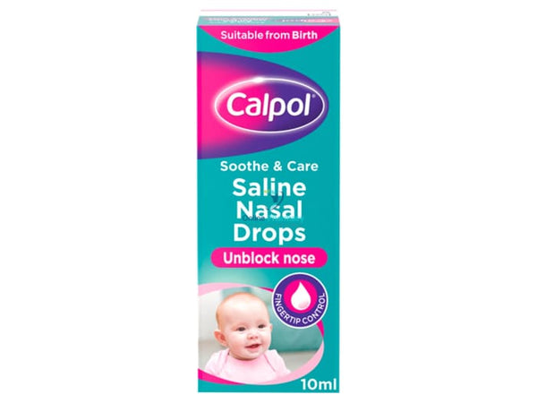 Calpol Saline Nasal Drops - 10Ml Spray &
