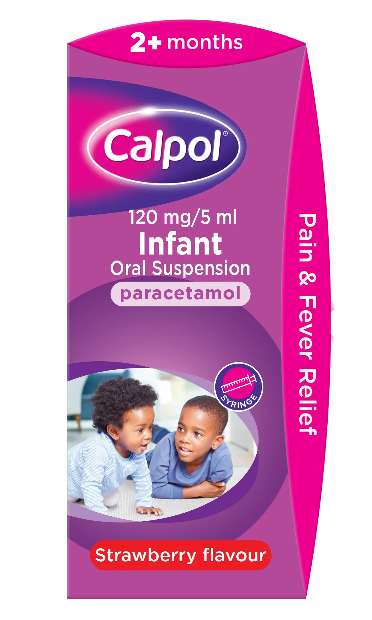 Calpol 2+ Months Strawberry Suspension - 60ml/140ml