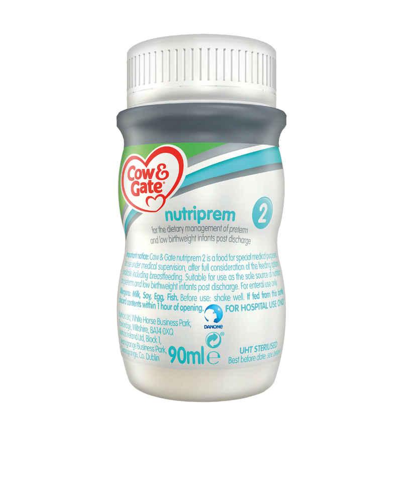 Cow & Gate Nutriprem 2 Baby Formula - 24 x 90ml