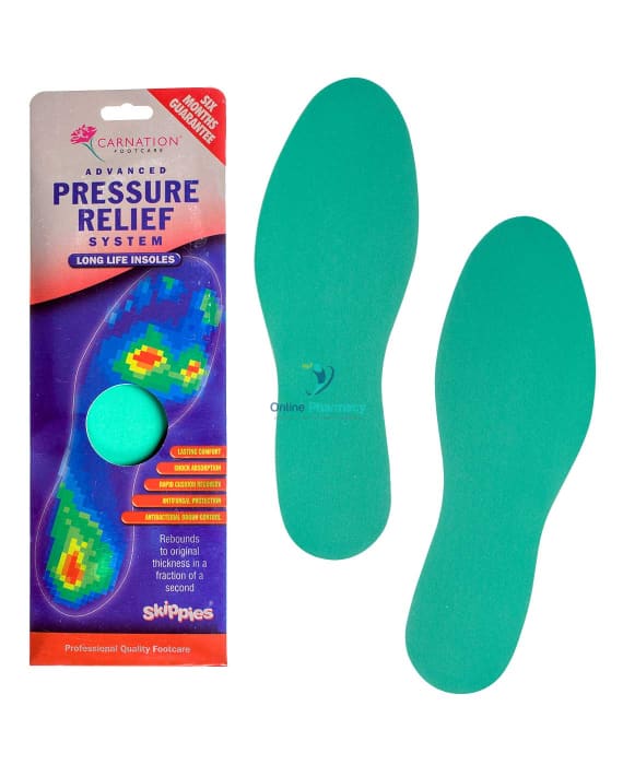 Carnation Advanced Pressure Relief System Long Life Insoles - OnlinePharmacy
