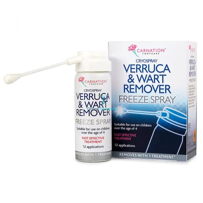 Carnation Cryospray Verruca & Wart Remover Freeze Spray - 50ml