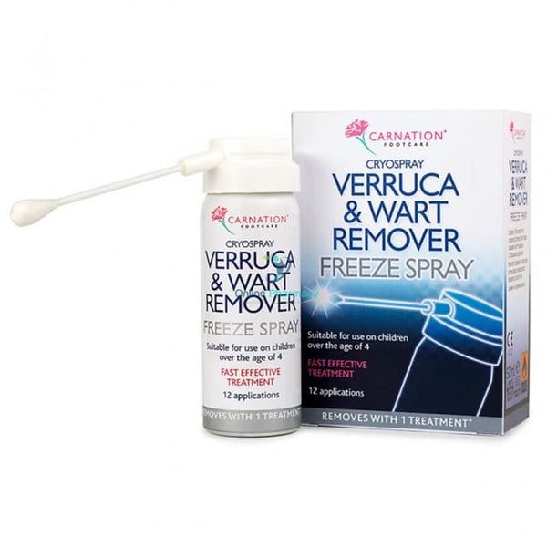Carnation Cryospray Verruca & Wart Remover Freeze Spray - 50ml - OnlinePharmacy