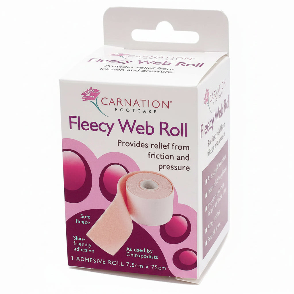 Carnation Fleecy Web Roll - 1 Roll (7.5cm x 75cm)