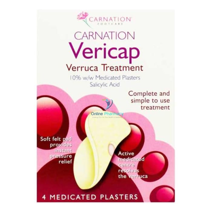 Carnation Vericaps - 4 Pack